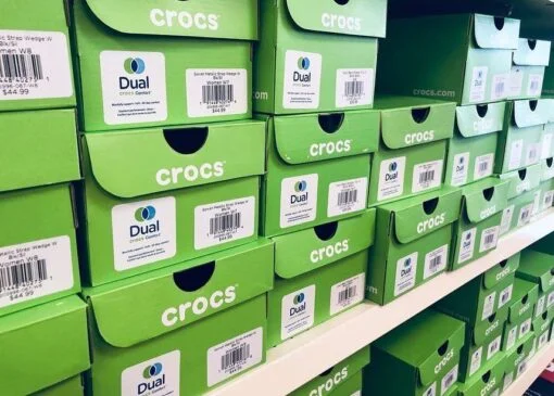 Crocs shoes liquidation pallets