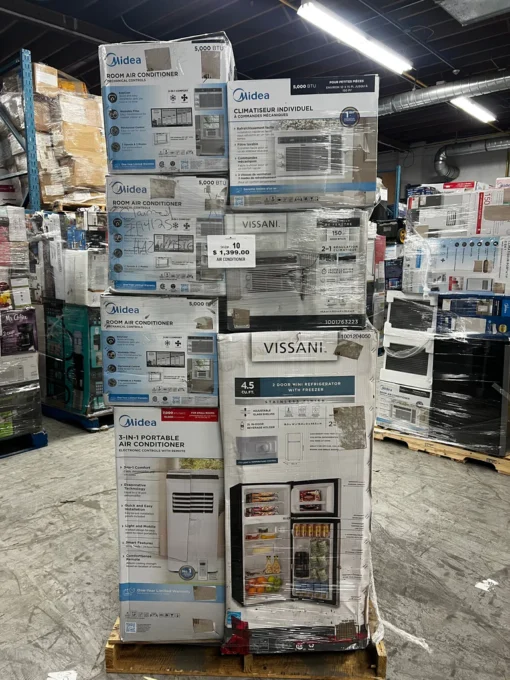 Air conditioner liquidation pallets