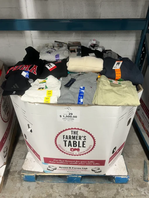 Costco Kleidung Liquidationspaletten Deutschland