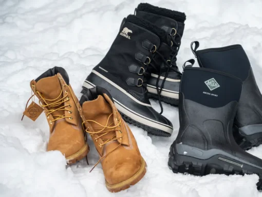 Winter shoes liquidation pallets