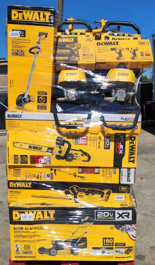 DeWalt power tools liquidation pallets