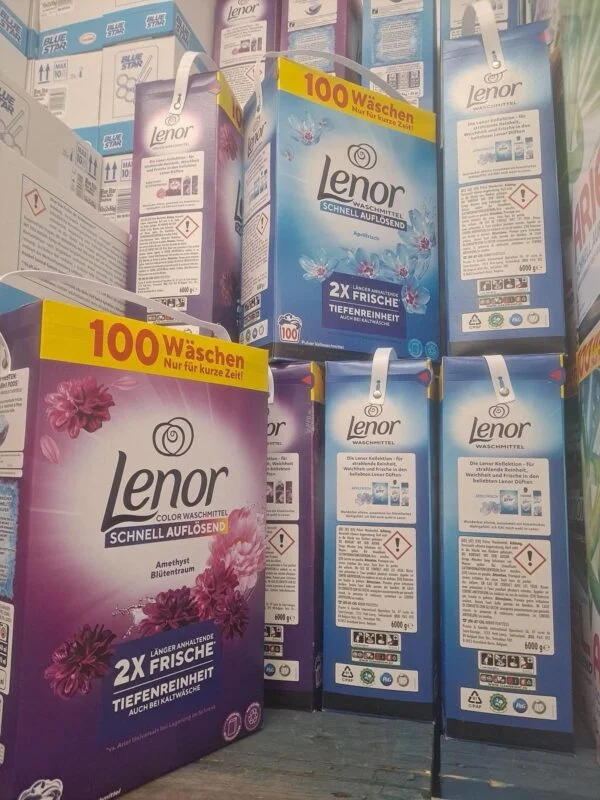 Wholesale laundry detergent pallets