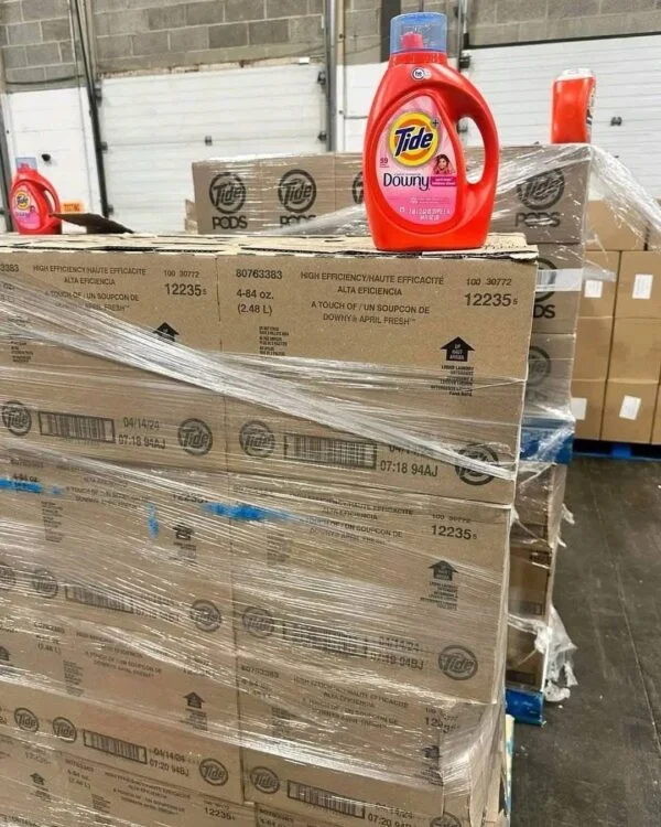 Wholesale laundry detergent pallets